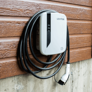 Electrical Vehicle Charger installed on wall